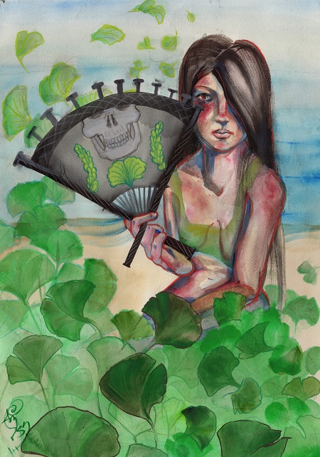 sunburn memories watercolor and pencil on arches coldpress paper, 16x20". original sold. click image for prints.